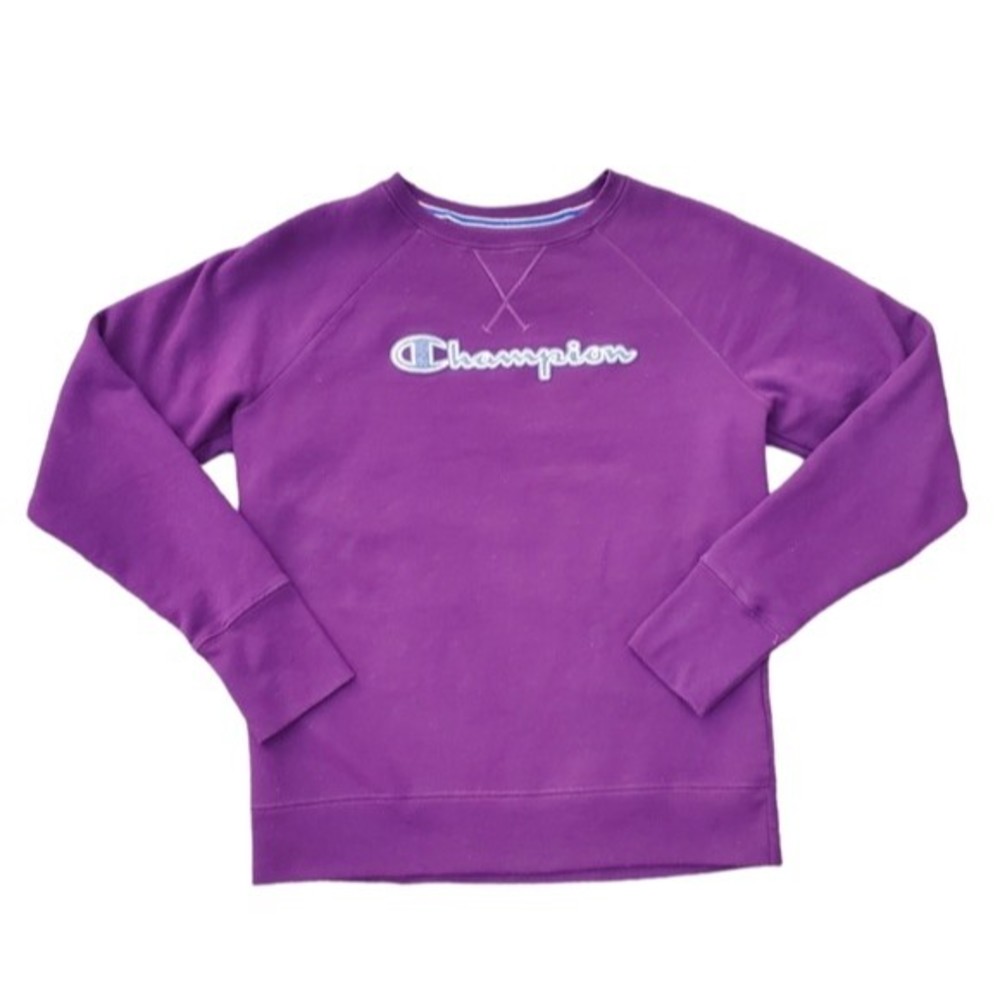 Champion Purple Logo Sweatshirt